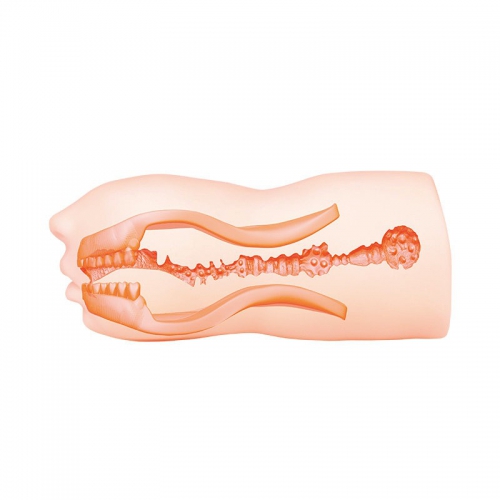 日本EXE强制之口交自动漫真实名器飞机杯男用深喉自慰倒模