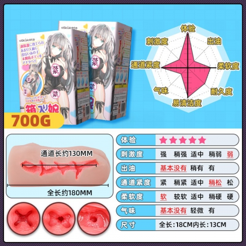 日本RAKUKOTO箱娘动漫飞机杯真阴倒模膜二次元男用自慰器名器炮架撸管